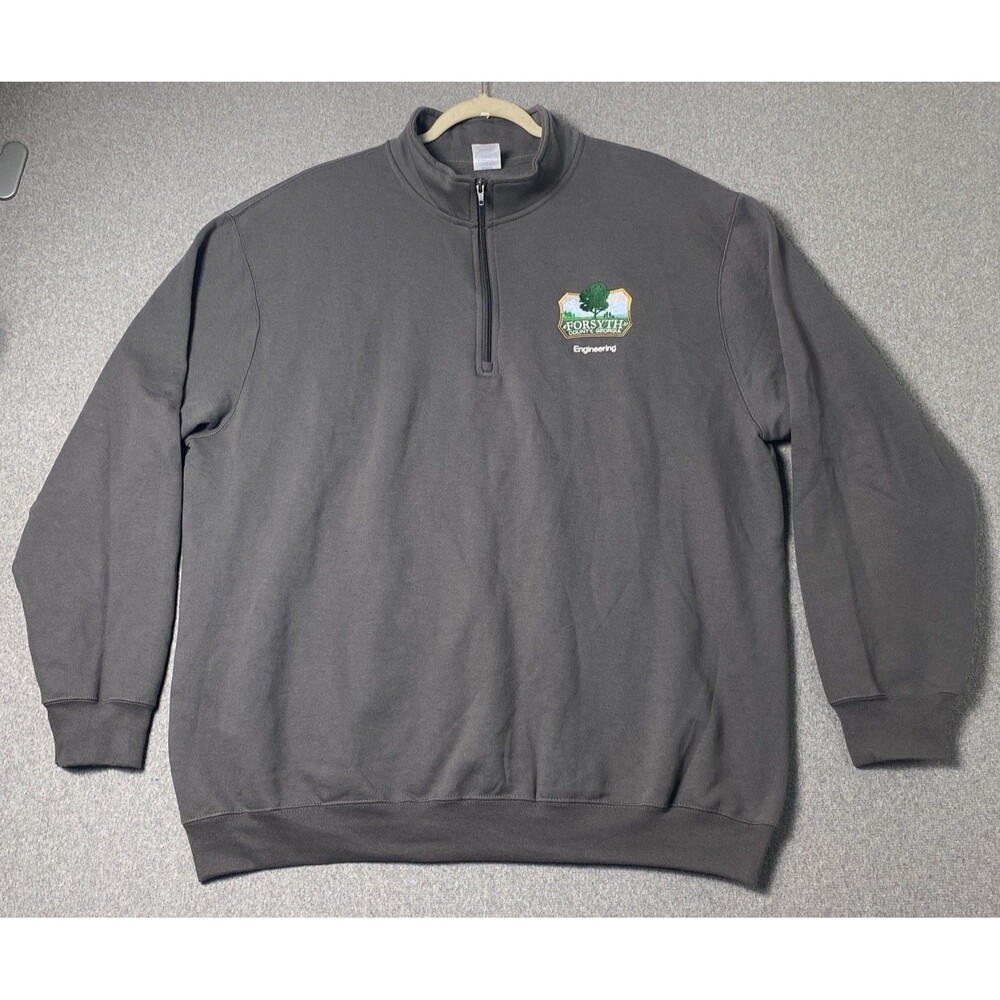 Port & Company 1/4 Zip Pullover With FORSYTH GA LOGO SZ 2XL